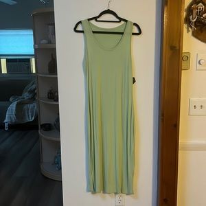 Lavish,Lime Green,Long Tank Dress/Cover Up,Medium,NWT